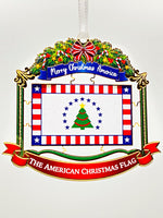 American Christmas Ornament - 24k