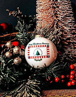 American Christmas Round Tree Ornaments